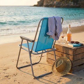 poltrona da spiaggia colore casuale cm 52x37 x 38,5/78h