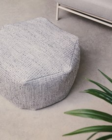 Kave Home - Pouf Almadraba 100% PET grigio 60 x 50 cm