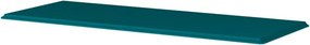 Top per lavabo Mdf BADEN HAUS L 123 x H 1.9 x P 48 cm blu petrolio mdf, opaco