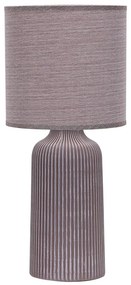 ONLI - Lampada da tavolo SHELLY 1xE27/22W/230V marrone 45 cm