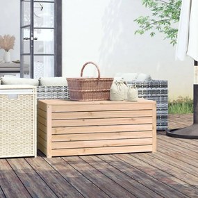 Contenitore Giardino 101x50,5x46,5 Cm Legno Massello Di Pino /