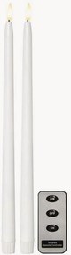 Set di 2 candele a bastoncino a LED con telecomando Flame Stripe