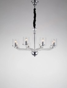 Lampadario Aurora Elegance Colore Trasparente 40W