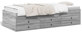 Divano Letto Con Cassetti Senza Materasso 90x200 Cm /
