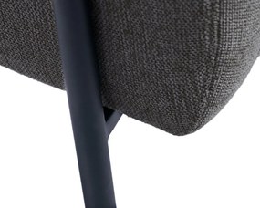 Poltrona in grigio scuro Trout – Unique Furniture