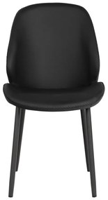 Sedie da pranzo nere in un set di 2 Monte Carlo - House Nordic