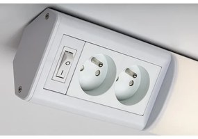 Rabalux 78041 - Lampada LED sottopensile con prese BATH 2E LED/15W/230V 4000K 70cm bianco