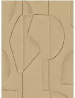 Eijffinger Carta da parati panoramica Sculpted Clay - Honey