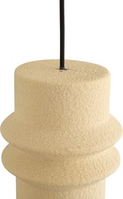 Lampada a sospensione retrò beige a 3 luci - Monti