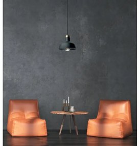 Lampadario a sospensione con filo HEBE 1xE27/60W/230V nero