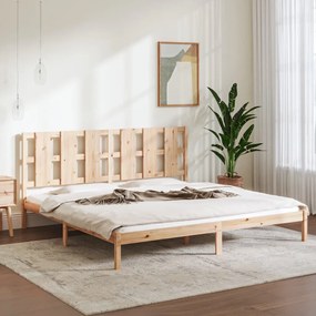 Giroletto Senza Materasso 200x200 Cm İn Legno Massello Di Pino /