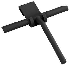 Set di accessori per il bagno nero in metallo autoportante Classic - Wenko