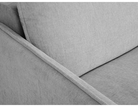 Divano letto grigio chiaro 166 cm Dalida - Micadoni Home