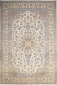 Kashan Tappeto 210 x 310 Beige (Iran) Annodato A Mano