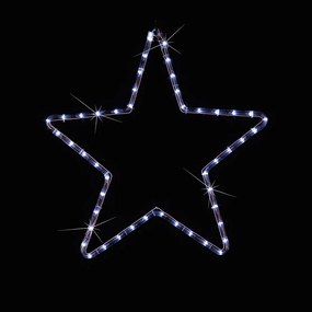 Stella Natalizia LED, 56x56cm, IP44 Colore Bianco Freddo 8000 - 12000 °K