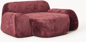 Poltrona lounge XL in teddy bouclé Wolke