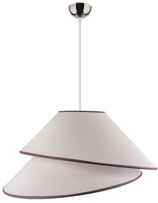 Duolla - Lampadario a sospensione con filo COCO 1xE27/40W/230V diametro 50 cm bianco