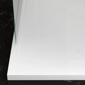 Piatto doccia 80x120 acrilico con canalina in acciaio - KAMALU