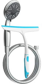 Schütte 64197 - Kit doccia in cromo lucido + tergivetro per vetro