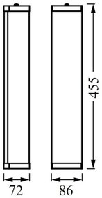 Ledvance - Applique da bagno BATHROOM CLASSIC 3xE14/12W/230V IP44