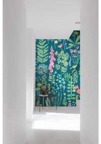 Fotomurale Rametti, blu, verde, rosa, giallo