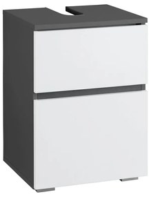 Mobile bianco-antracite per lavabo 40x55 cm Wisla - Støraa