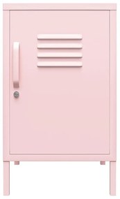 Comodino in metallo rosa chiaro Cache - Novogratz