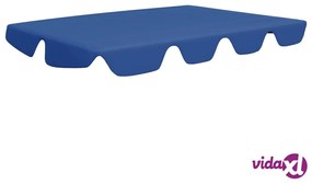 vidaXL Baldacchino per Dondolo Giardino Blu 150/130x70/105 cm