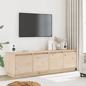 Mobile Porta Tv 156x37x45 Cm İn Legno Massello Di Pino /