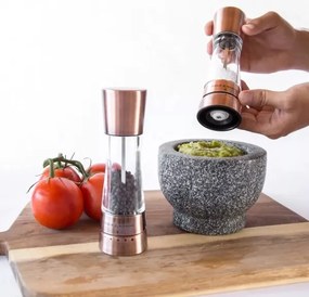 Cole&Mason - Set di macinini per sale e pepe DERWENT 2 pezzi 19 cm rame