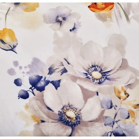 Set copripiumino e federa bianco in micropile per letto singolo 140x200 cm Blossom – My House