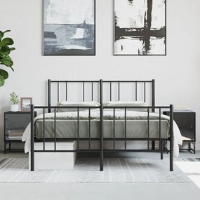 Comodini Con Ante İn Vetro 2pz Nero 35x37x50 Cm /