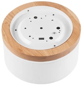 Brilagi - LED Plafoniera BELLADONNA 1xE27/15W/230V diametro 30 cm bianco/quercia