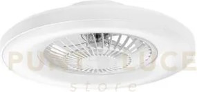 Plafoniera led ventilatore garbin bianco 40w 5500lm cct dimmerabile...