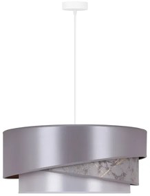 Duolla - Lampadario a sospensione con filo KOBO 1xE27/15W/230V diametro 45 cm argento/oro