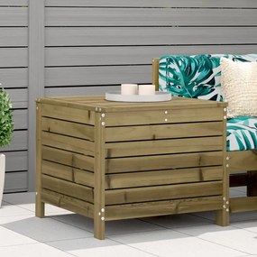 Poggiapiedi Da Giardino 62x63,5x53,5cm Legno Impregnato Di Pino /