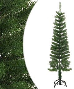 Albero di Natale Artificiale Sottile con Base in PE, 520 cm