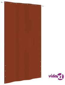 vidaXL Paravento per Balcone Terracotta 160x240 cm in Tessuto Oxford