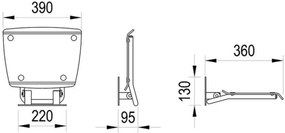 Ravak Ovo B II sedile per doccia B8F0000059