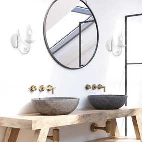 Applique DONATO 1xE14/40W/230V bianco