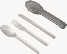 Set di 4 posate in acciaio inossidabile Sira