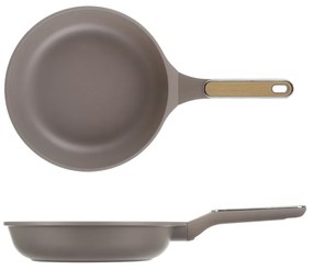 Padella antiaderente 26 cm Taupe con salvapadella