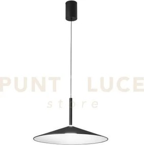 Lampadario a sospensione led khan nera 16w 2405l cct 2700 e 3200k 4...