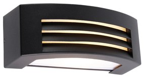 Lampada da parete esterna moderna nera IP44 - Hurricane 1