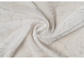 Tenda sottile bianca/grigia 140x245 cm Amanda – Mendola Fabrics