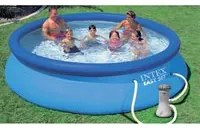 piscina tonda easy set autoportante con pompa filtro cm. 366x76 h vit27259