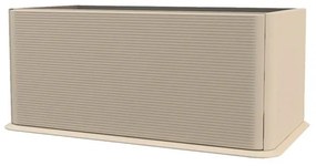 Mobile da bagno sotto lavabo BADEN HAUS Bohemia beige laccato opaco L 98 x H 42 x P 50 cm 1 cassetto, lavabo non incluso