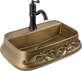 Lavabo da appoggio Rea Castel