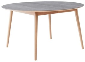 Tavolo da pranzo rotondo allungabile con piano in ceramica ø 135 cm Meza - Hammel Furniture
