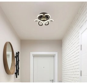 Globo 67386-24A - Lampada LED da soffitto MELISAND 24W/230V Ø26 cm nera